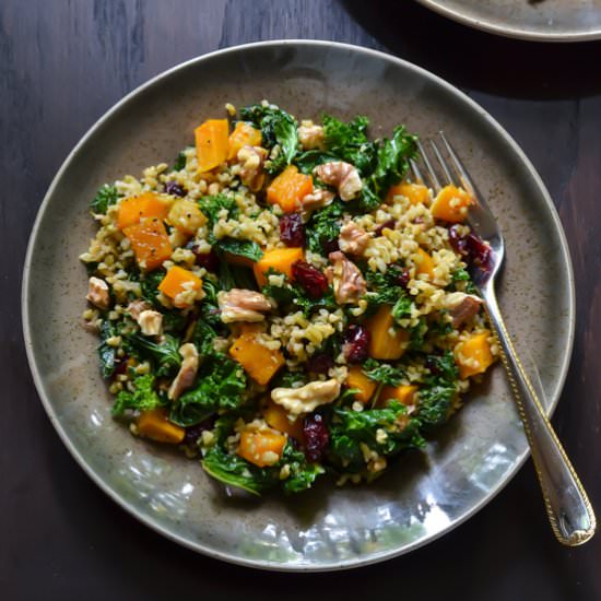 Butternut Squash and Freekeh Salad