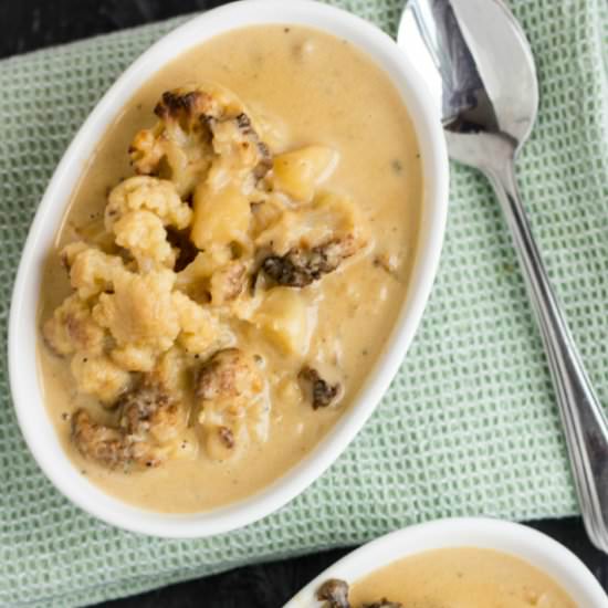 Roasted Cauliflower Soup