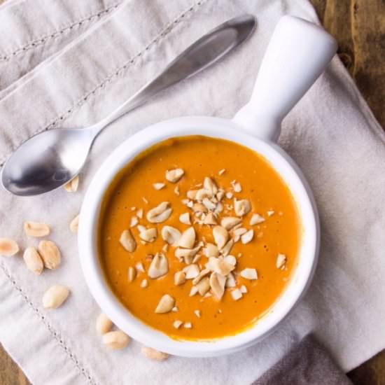 Spicy Curried Peanut Soup