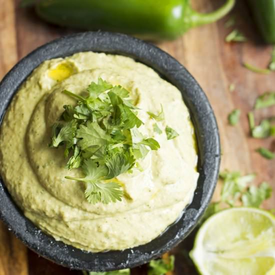Cilantro Jalapeno Hummus