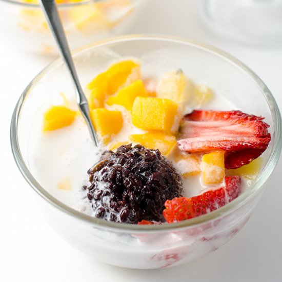 Black Rice with Coconut Milk