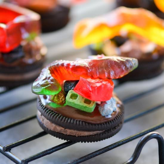Mud Worms Oreo Cookies