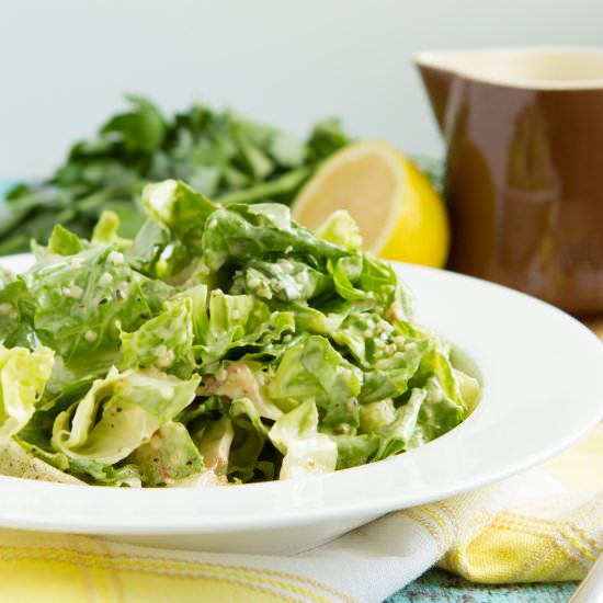 Dairy-free Caesar Salad with MCTs