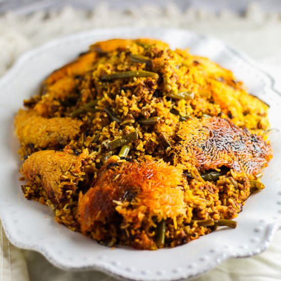 Beef & Green Bean Persian Rice