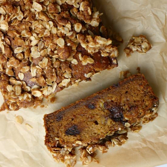 Pumpkin Chocolate Chip Bread