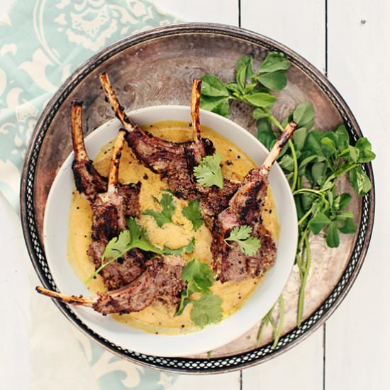 Grilled Lamb Chops in Curry