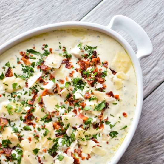 Chicken Alfredo Gnocchi Bake