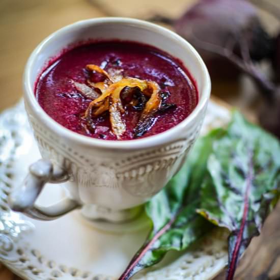 Beetroot, Cumin and Coconut Soup