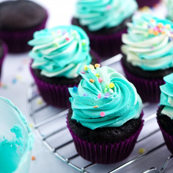 Chocolate Party Cupcakes
