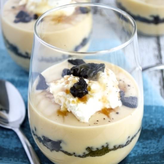 Salted Caramel Pudding Parfaits