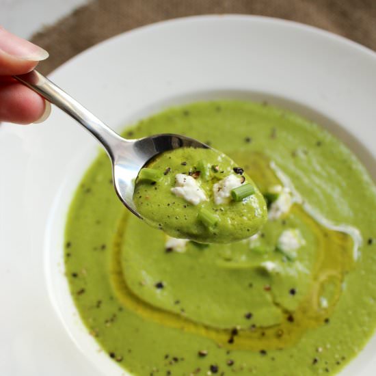 30-Minute Healthy Green Pea Soup