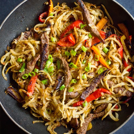 Paleo Jicama Hash