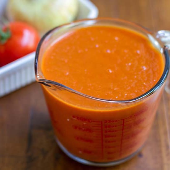 Homemade Tomato Puree