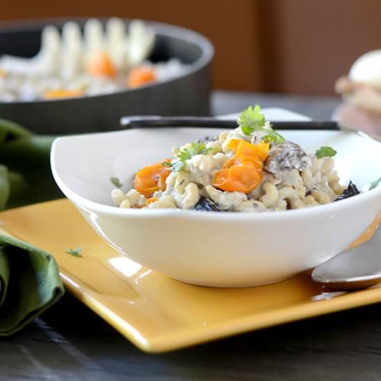 Mushroom Pasta Cauliflower Sauce