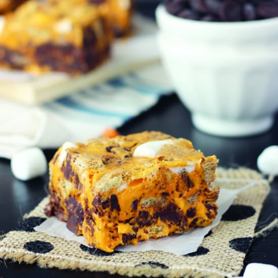 Pumpkin S’mores Fudge