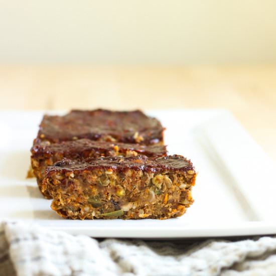 Mushroom Lentil Loaf