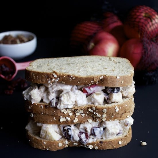 Autumn Chicken Salad Sandwich
