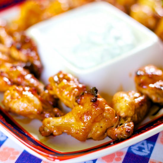 Margarita Brined Chicken Wings