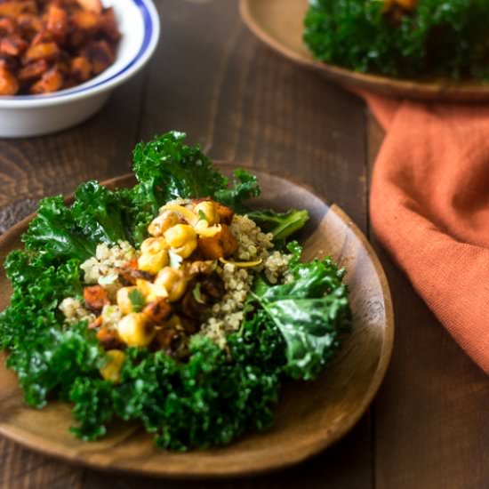 Mexican Quinoa Kale Wraps
