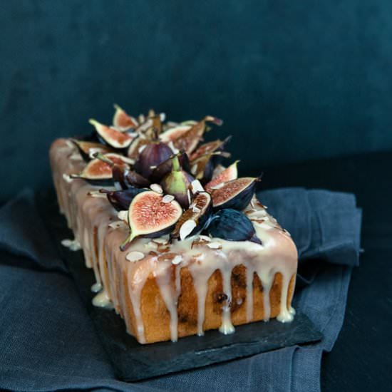 Fig Almond Tea Cake w Coconut Honey