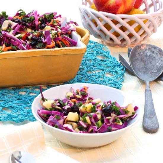 Apple, Kale and Cabbage Salad