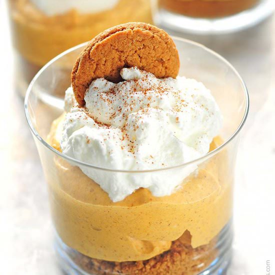 No Bake Pumpkin Cheesecake Dessert