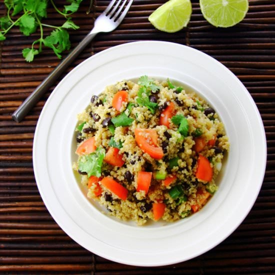 Tomato and Black Bean Quinoa