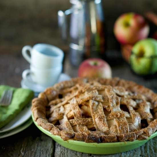 Apple Pie with Spelt Crust