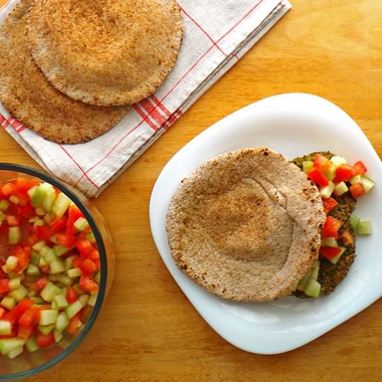 Spent Grain Baked Falafels