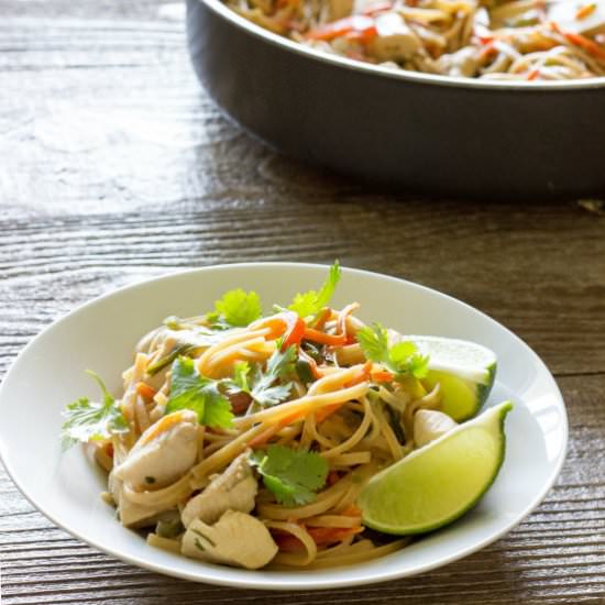 Thai Pasta Bowls Sesame Garlic