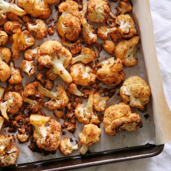 Spiced Cauliflower Florets