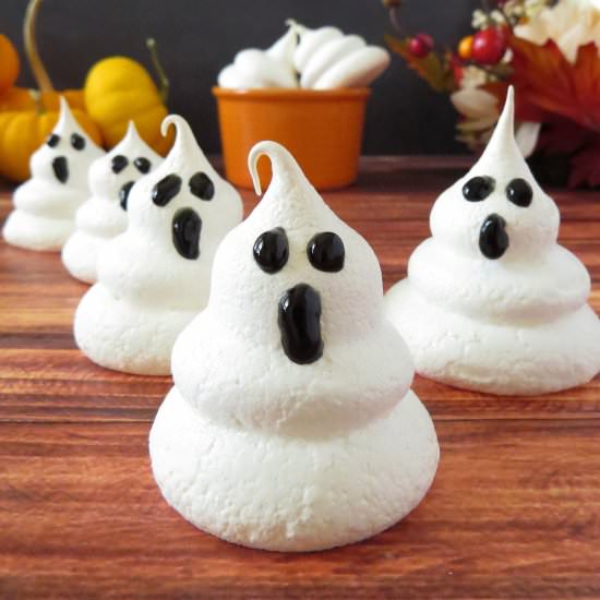 Ghost Meringues