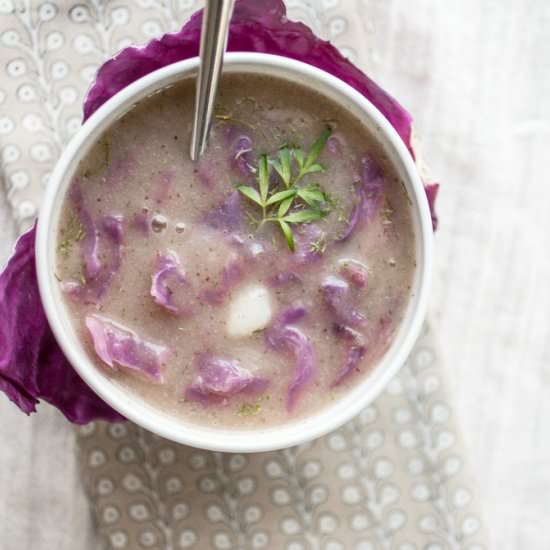 WINTER CABBAGE & POTATO SOUP