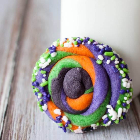 Twisted Halloween Sugar Cookies