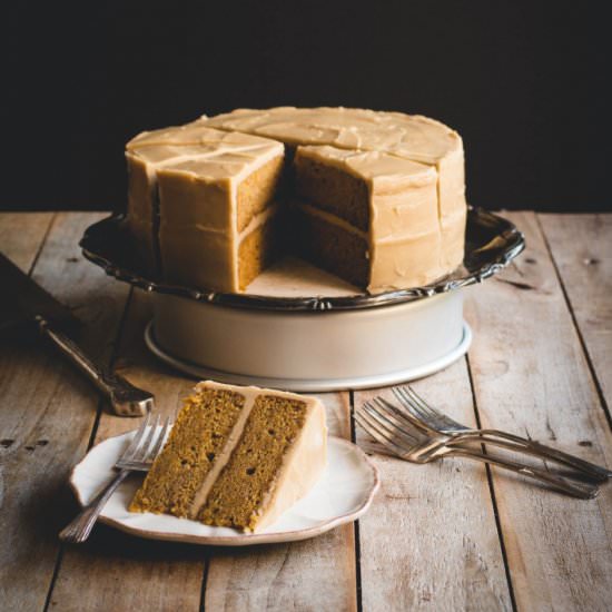 Brown Butter Pumpkin Spice Cake
