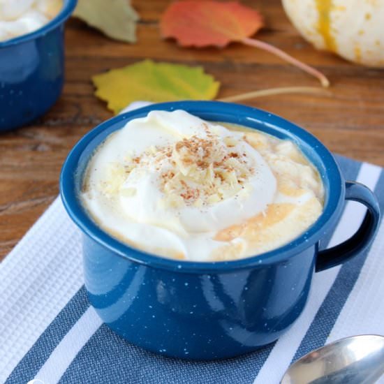 White Chocolate Pumpkin Pie Steamer