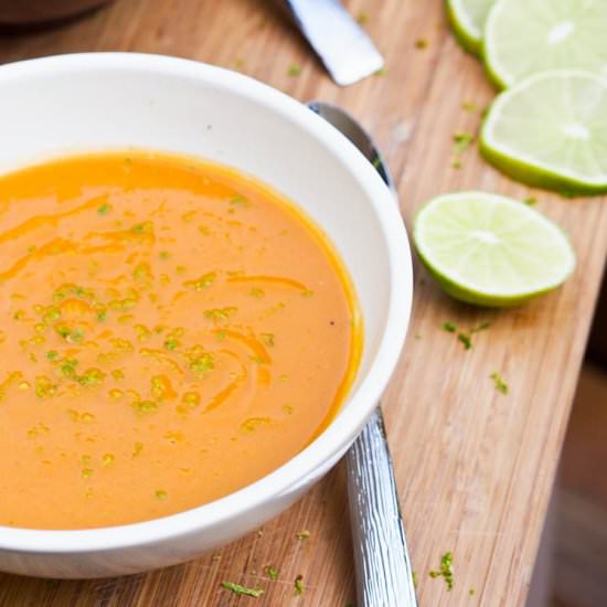 Vegan Sweet Potato Apple Soup