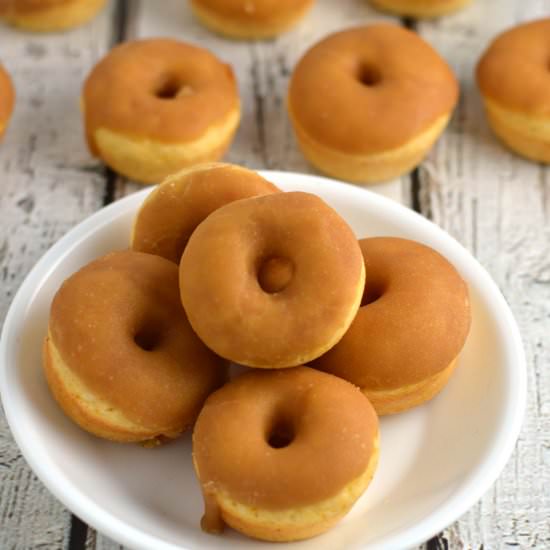 Baked Mini Pumpkin Donuts
