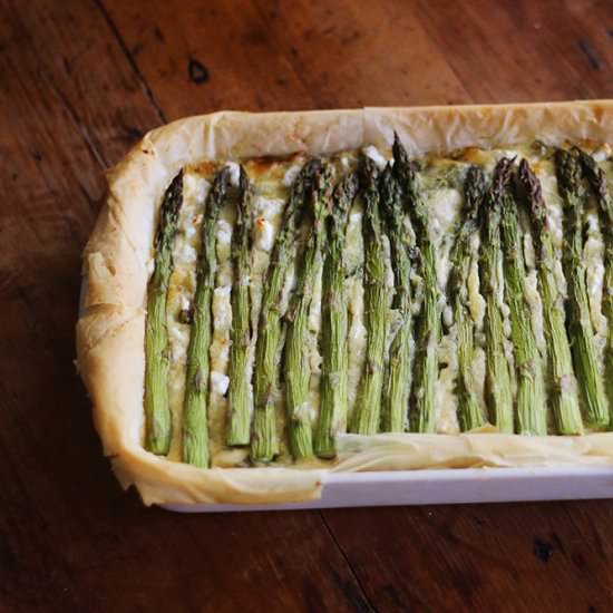 Asparagus and Potato Tart