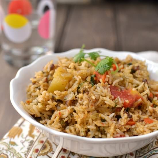 Sprouts Pulao