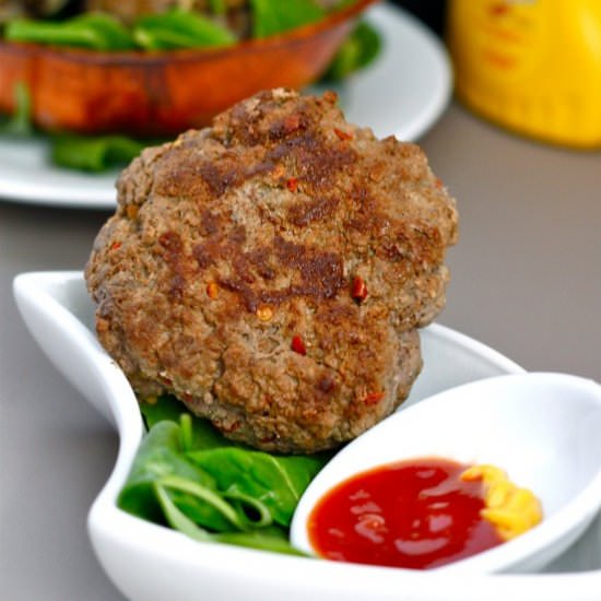 Easy Lean Curry Burgers