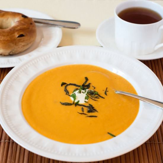 Sweet Potato and Pear Soup