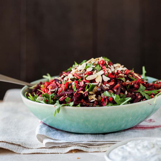 Raw Beetroot and Carrot Salad