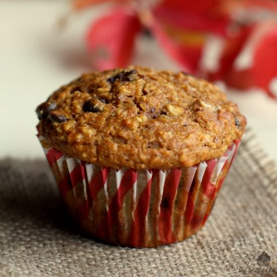 Pumpkin Chocolate Chip Muffins
