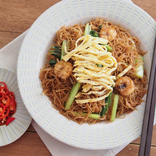 Fried Bee Hoon/Rice Vermicelli