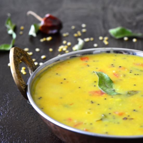 Easy Split Yellow Mung Vegan Dahl