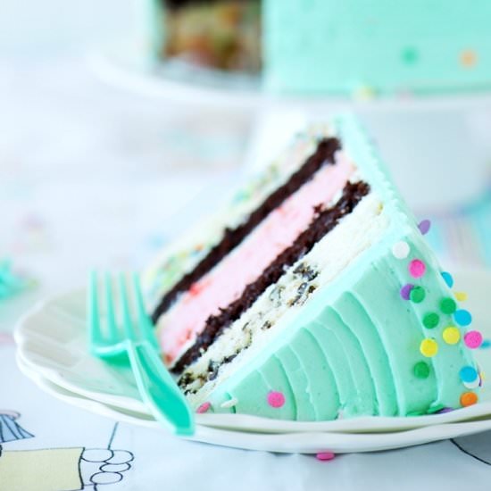Birthday Medley Layer Cake
