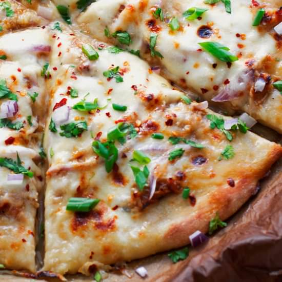 Korean BBQ Chicken Pizza