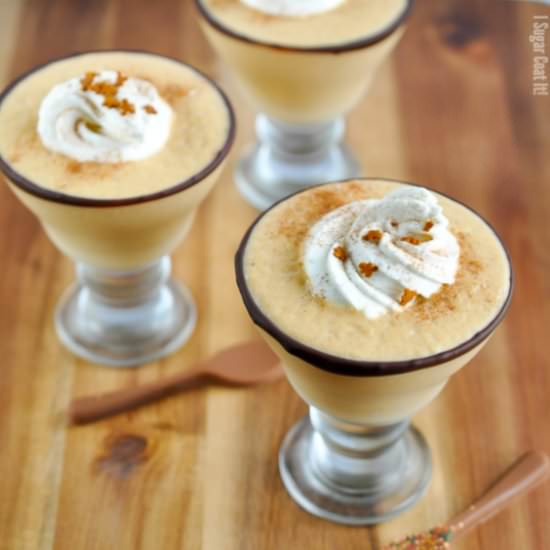 No-Bake Pumpkin Pie Crème Brûlée