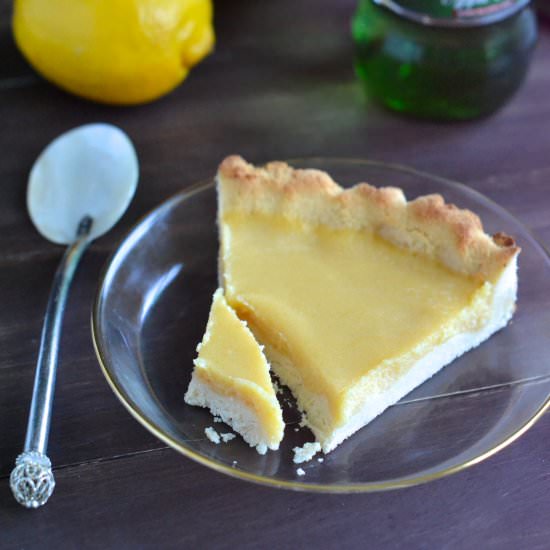 Paleo Lemon Curd Pie